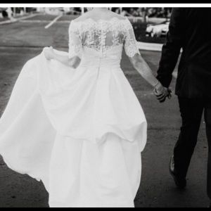 David’s bridal new with tags wg3707 wedding dress